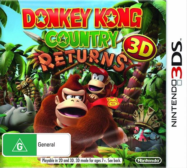 Nintendo Donkey Kong Country Returns 3D Refurbished Nintendo 3DS Game